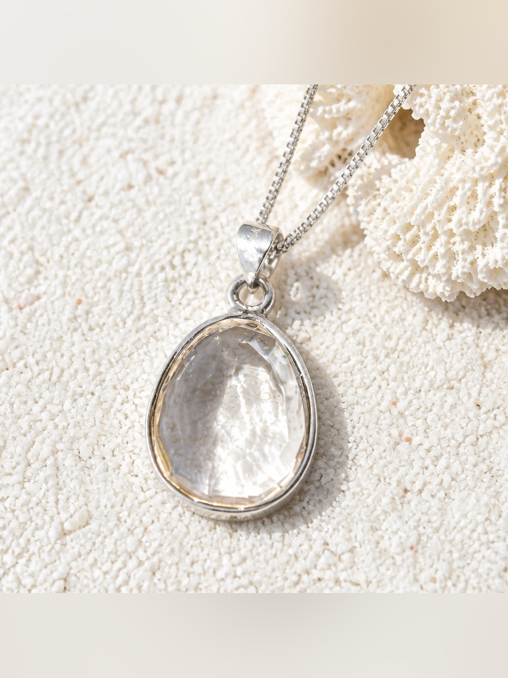 NEW! Crystal Quartz Necklace